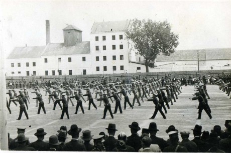 Prehliadka hasičských zborov - Staré ihrisko Vráble 1936; 05