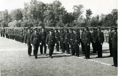 Prehliadka hasičských zborov - Staré ihrisko Vráble 1936; 07