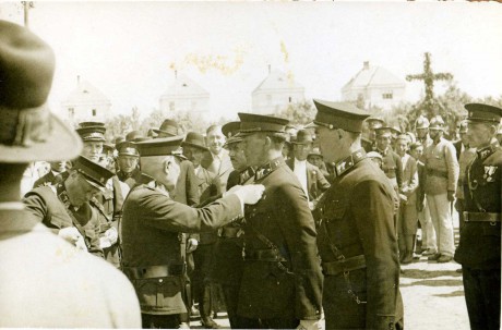 Prehliadka hasičských zborov - Staré ihrisko Vráble 1936; 11