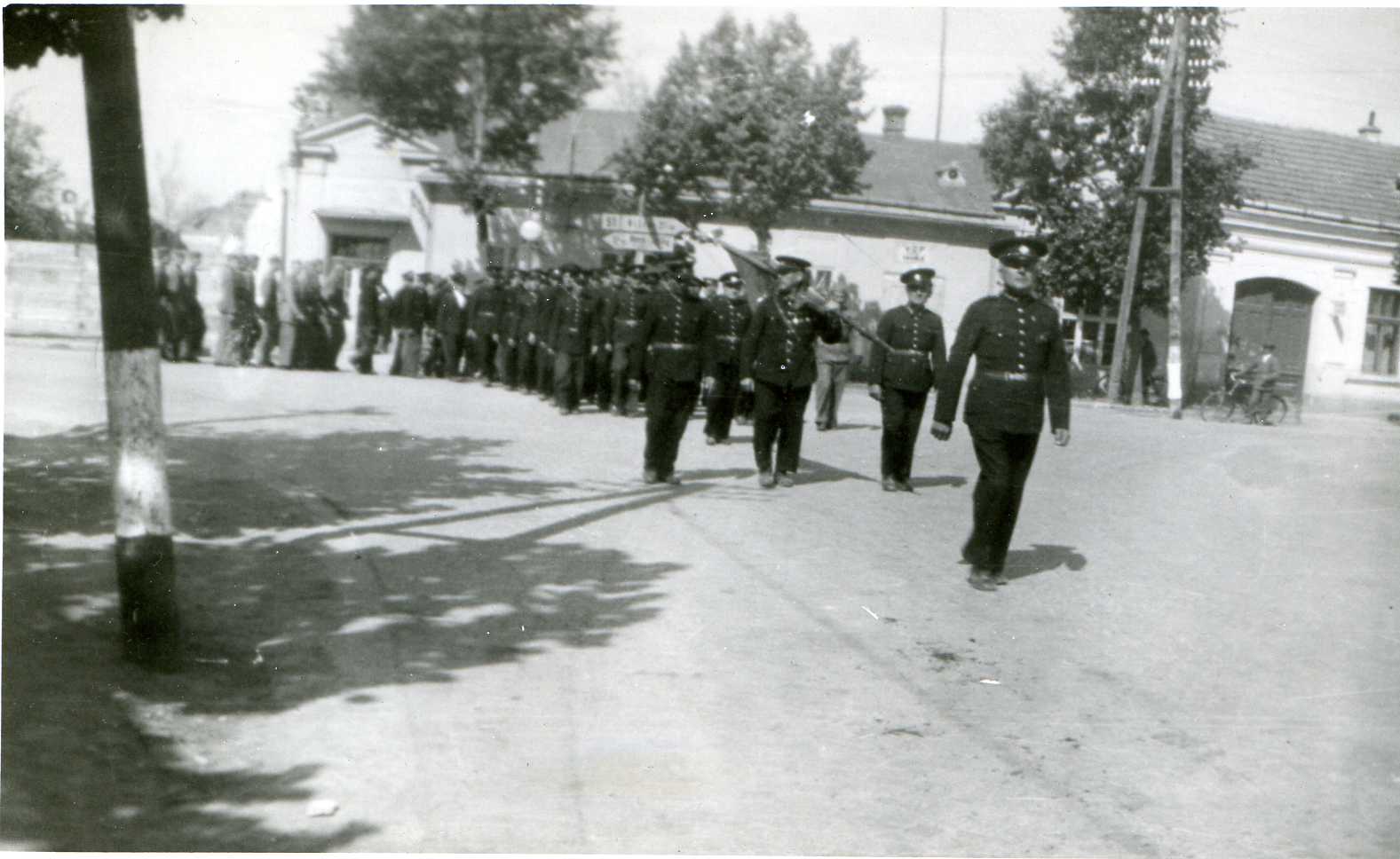 Prehliadka hasičských zborov - Staré ihrisko Vráble 1936