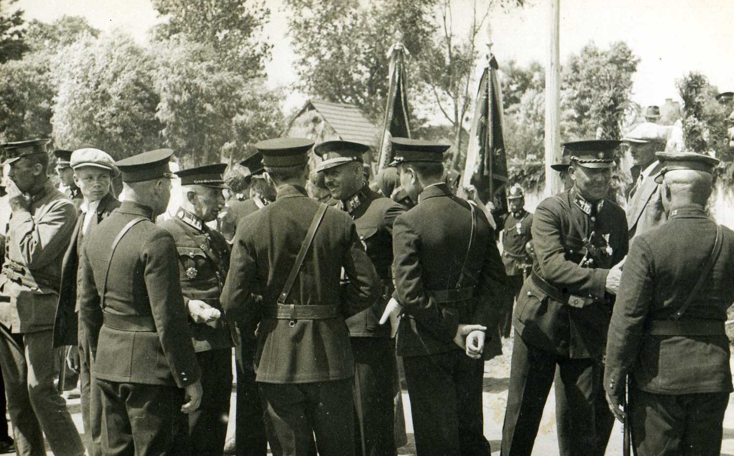 Prehliadka hasičských zborov - Staré ihrisko Vráble 1936; 04