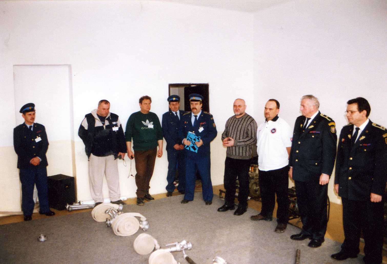 Zahájenie halovej súťaže - rok 2003